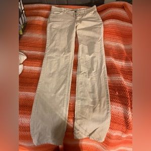 Chaps ribbed low rise straight jeans